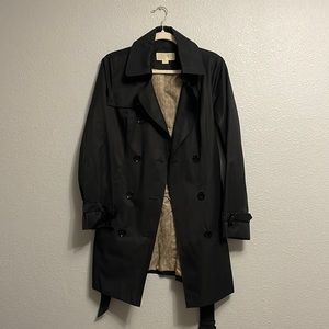 Michael Kors black trench coat